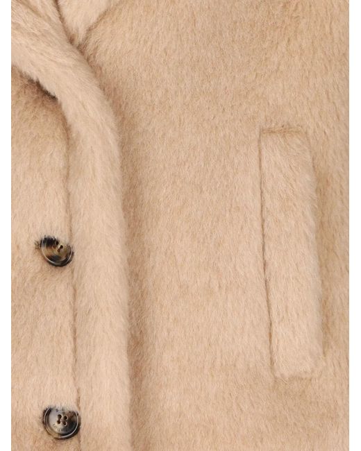 Max Mara Jas Met Knopen in het Natural