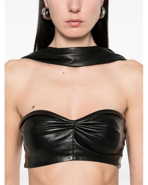 Nanushka Black Sleeveless Top