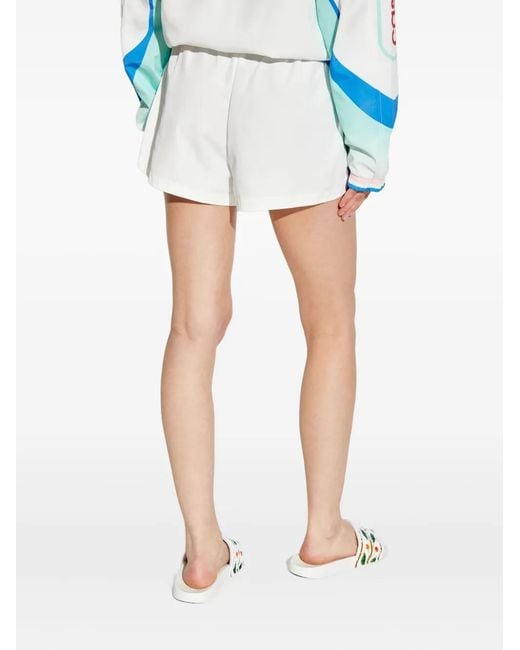Casablanca White Casa Sportif Windbreaker Shorts
