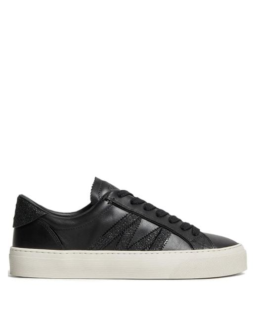 Moncler Monaco2 レザースニーカー Black