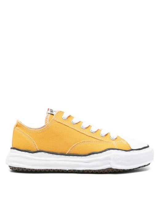 Maison Mihara Yasuhiro Yellow Peterson23 Lace-Up Sneakers