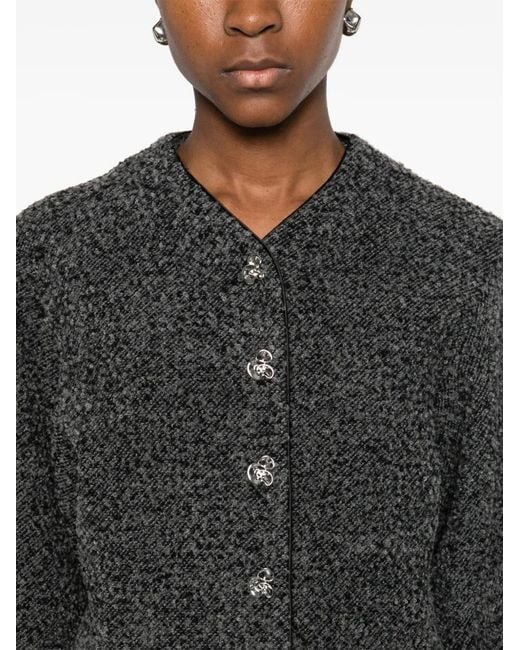 ROTATE BIRGER CHRISTENSEN Black Bouclé Jacket