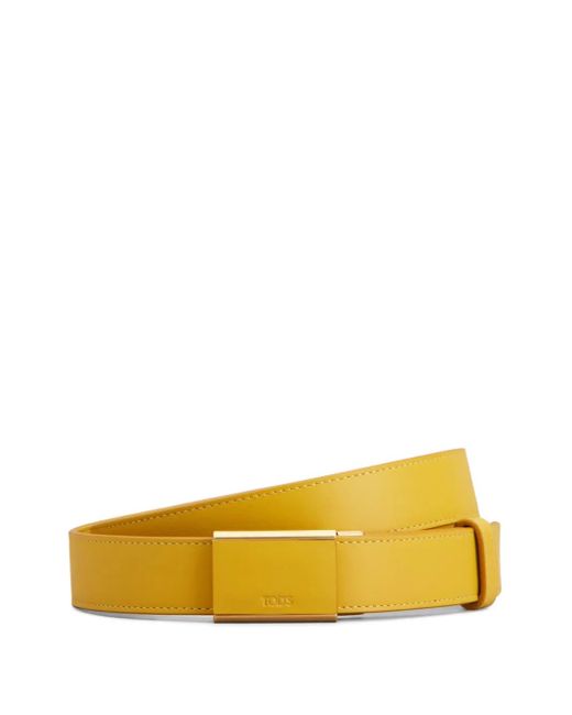 Tod's Leren Gespriem in het Yellow