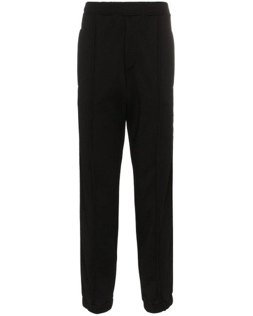 Pantalon de jogging à bande logo Fendi pour homme en coloris Black