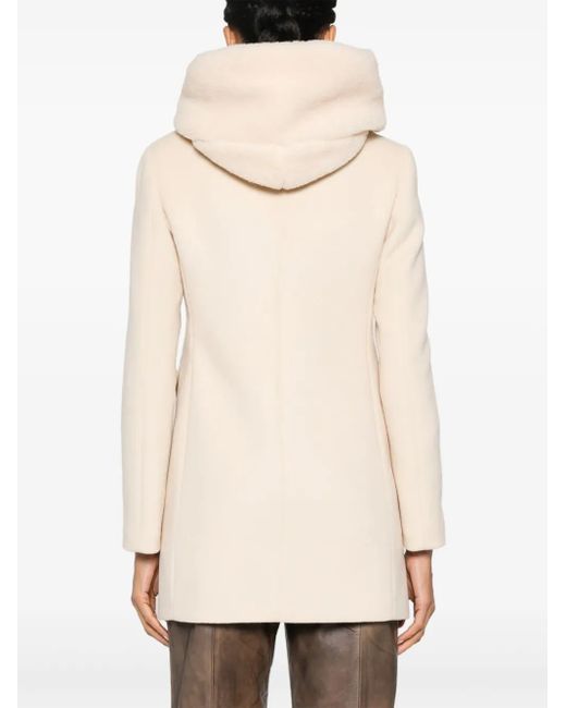 Fay Natural Toggle Coat