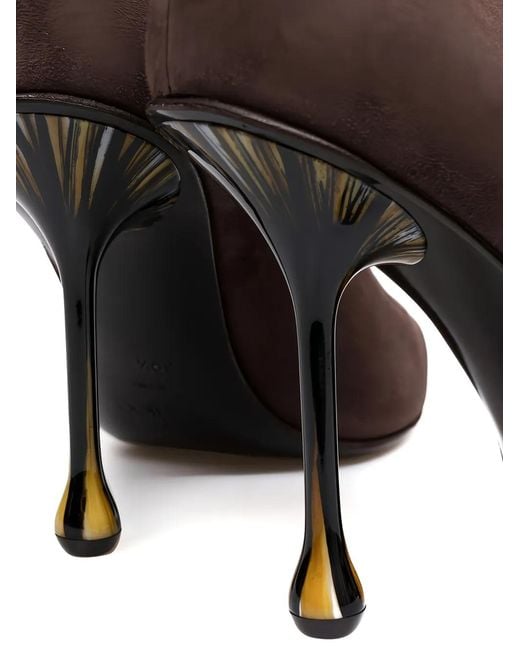 Jimmy Choo Brown Ixia Pointed-Toe Pumps
