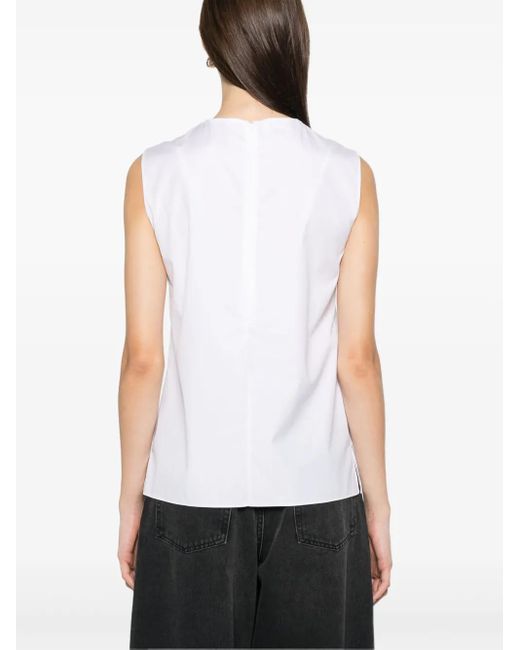 Marni プリーツ ブラウス White