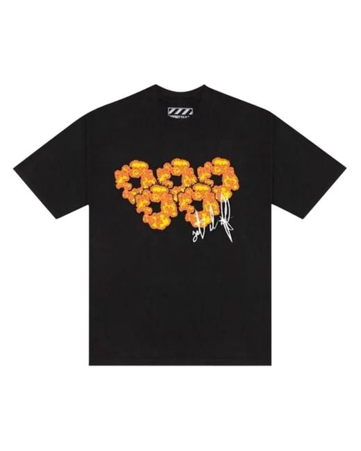 DENIM TEARS Black X Offset Set It Off #3 T-Shirt for men