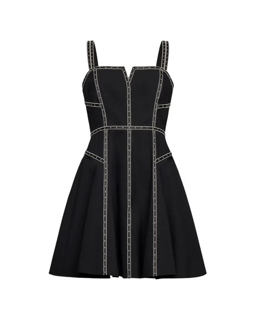Cinq À Sept Black Jelena Flared Dress