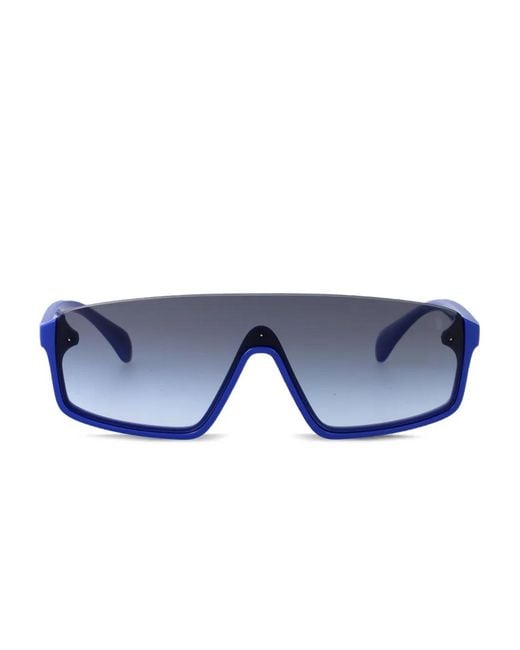 Polo Ralph Lauren Blue Shield-Frame Sunglasses