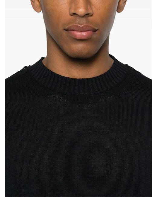 メンズ Yohji Yamamoto ニット セーター Black