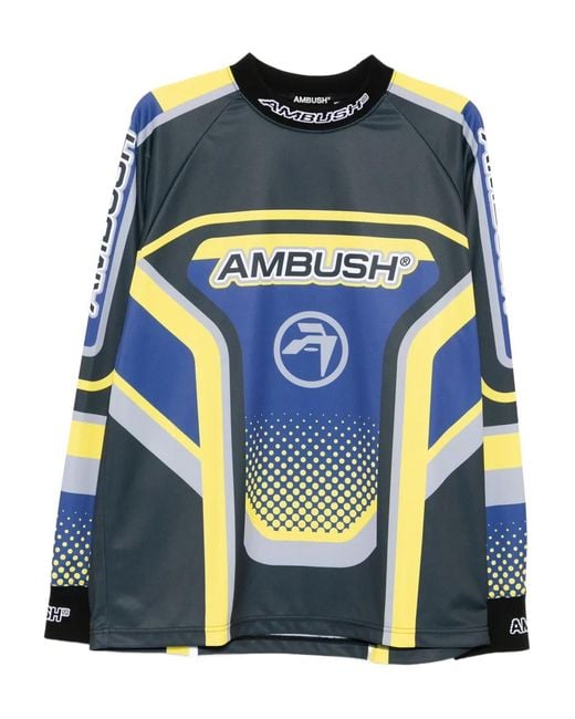 Ambush T-Shirt Met Print in het Blue voor heren