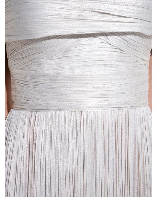 Maria Lucia Hohan White Toneserene Draped Gown