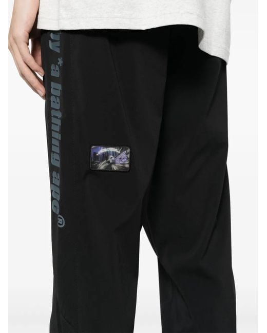 Pantalon De Jogging À Logo Imprimé Aape By A Bathing Ape pour homme en coloris Black