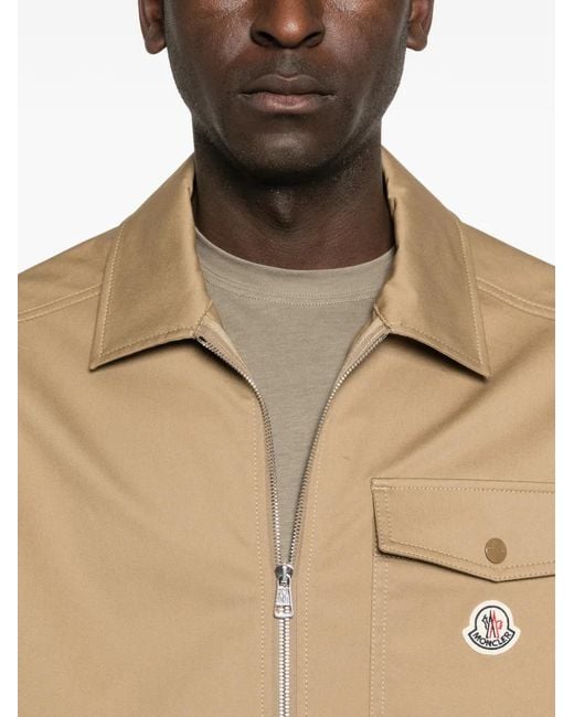 Moncler Natural Pocket Zip Jacket for men