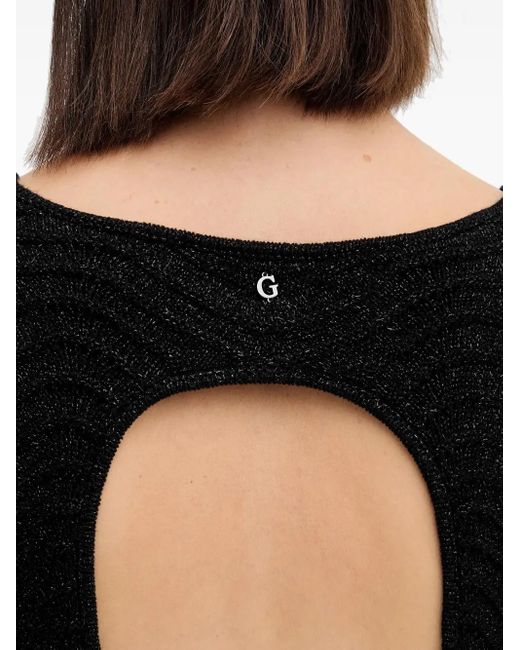 Guess Black Long-Sleeve Mini Dress