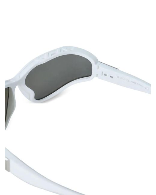 Gucci Blue Logo Oval Sunglasses