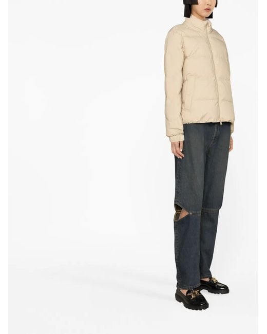 Woolrich Natural Hooded Puffer Jacket