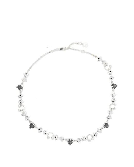 Stolen Girlfriends Club White Gothic Sentiment Necklace