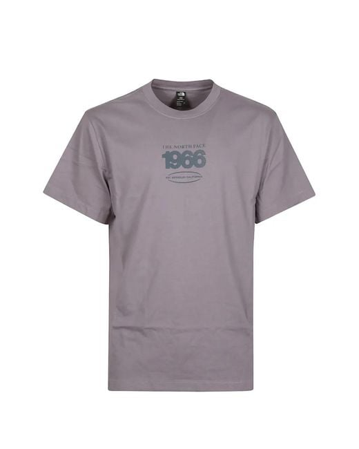 The North Face Purple Track" Relaxed Short Sleeve Tee for men