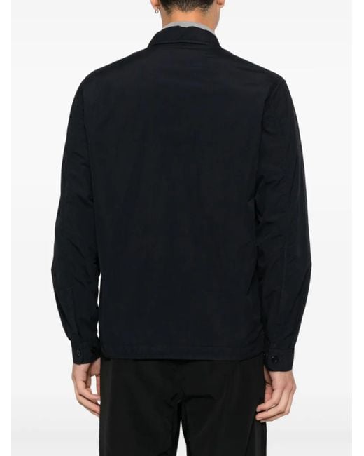 C P Company Black Pocket Patch Jacket for men