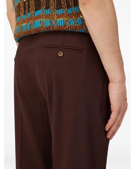 RETORI Purple Virgin-Wool Trousers for men