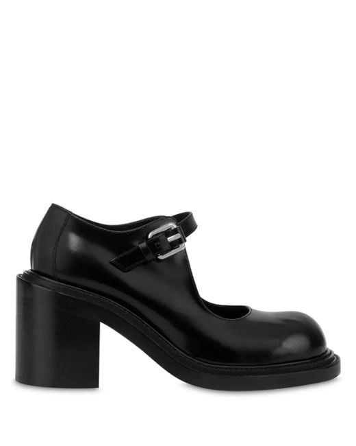 Moschino Black Buckle Pumps