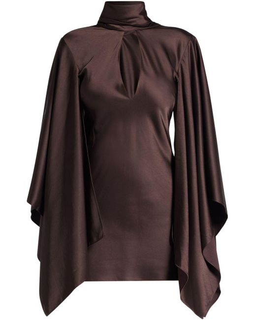 Significant Other Brown Adriana Mini Dress