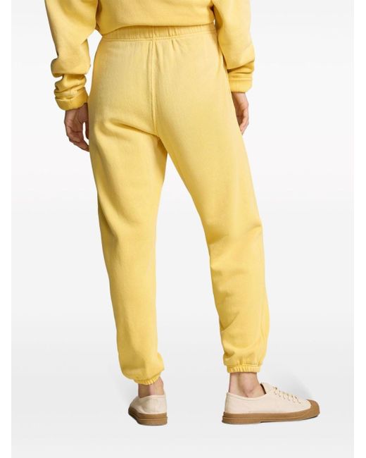 Pantaloni sportivi con ricamo Big Pony di Polo Ralph Lauren in Yellow