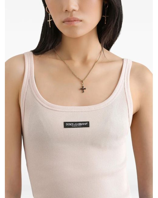 Dolce & Gabbana Pink Dolce & Gabbana Tank Top