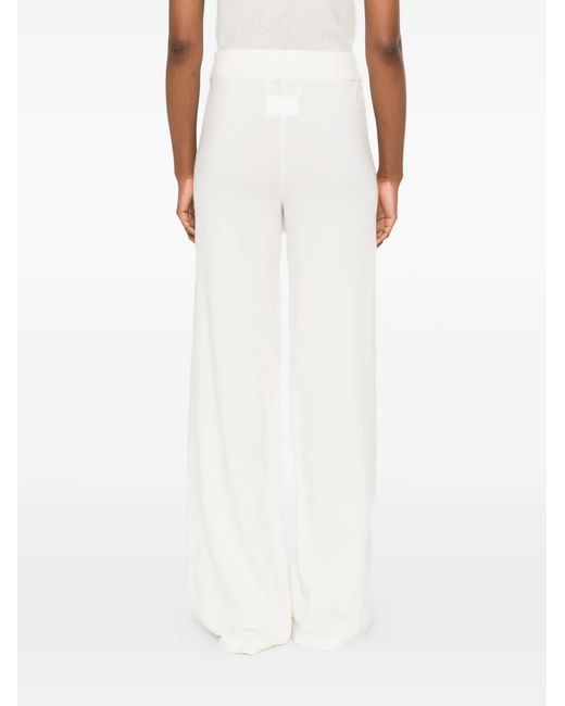 Bompard White Loose Trousers