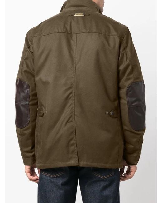 Barbour Black Ogston Wax Jacket for men