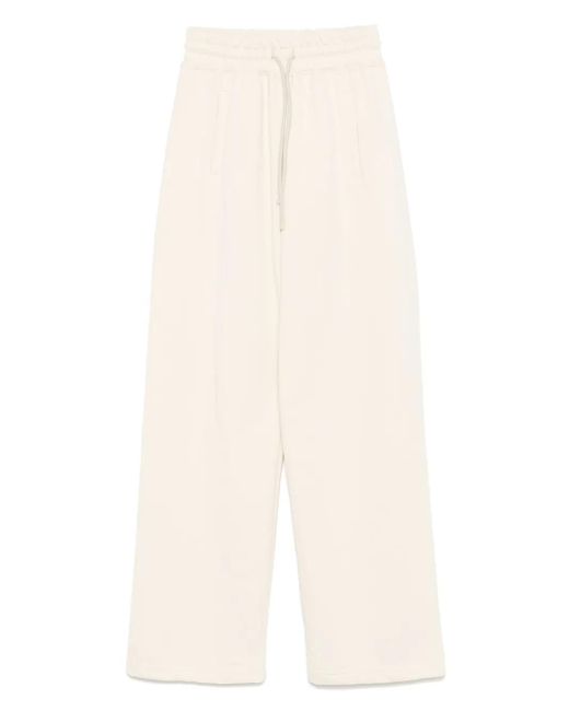 Gcds White Lounge Logo Track Pants