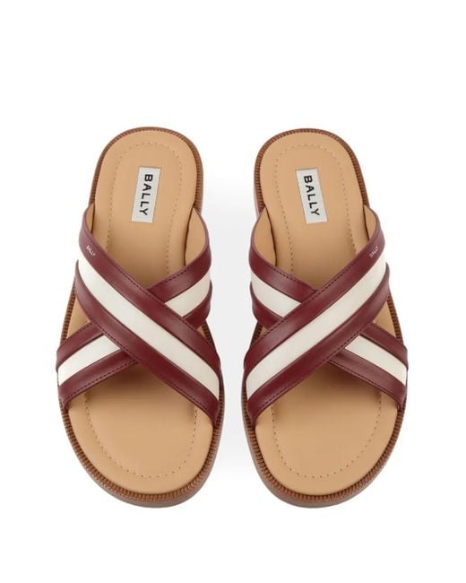 Bally Glide Slippers in het Brown voor heren