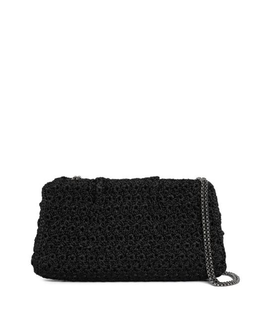 Sarah Chofakian Row Clutch Bag Black
