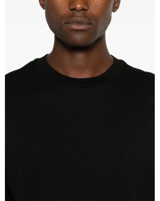 Thom Krom Black Crew-Neck Jersey Cotton T-Shirt for men