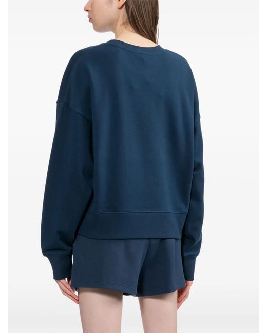 AAPE BY A BATHING AP Blue Logo-Embroidered Sweatshirt