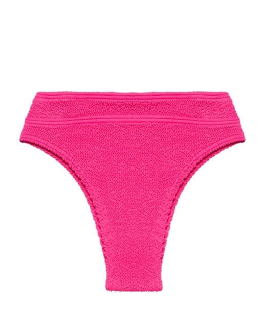 Bondeye Pink Savannah Smocked Bikini Bottom