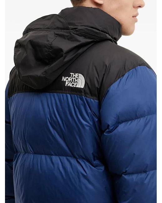 The North Face Blue 1996 Retro Nuptse Hooded Puffer Jacket for men