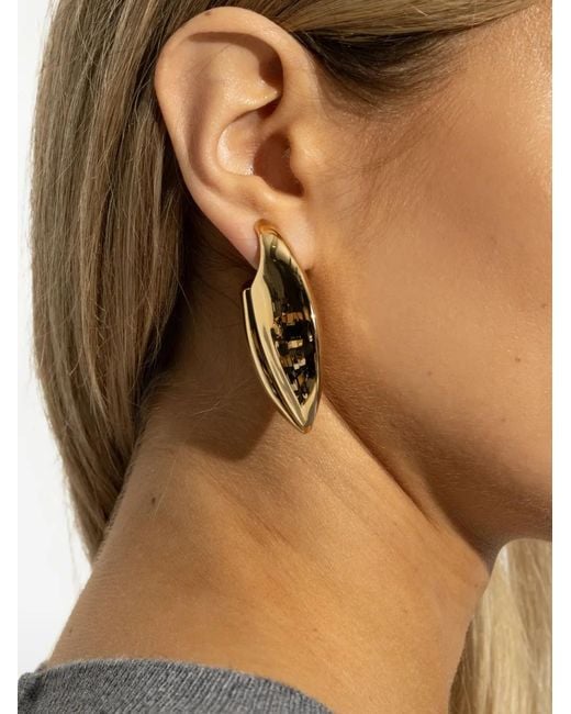 Givenchy Brown Cocoon Earrings