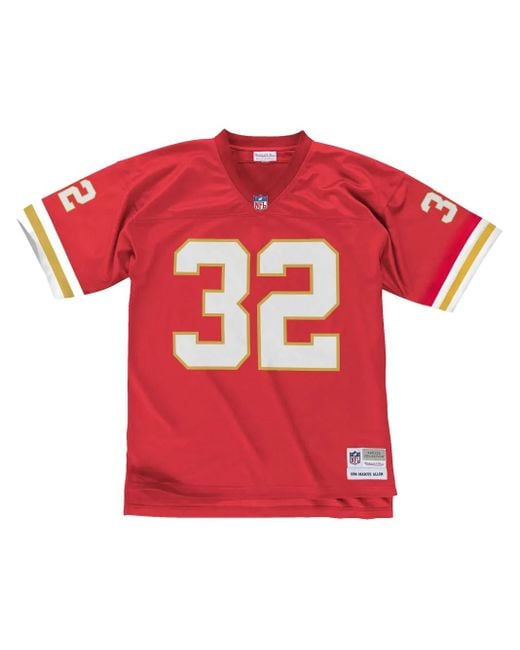 メンズ Mitchell & Ness 1994 Marcus Allen Kansas City Chiefs レガシー ジャージ Red