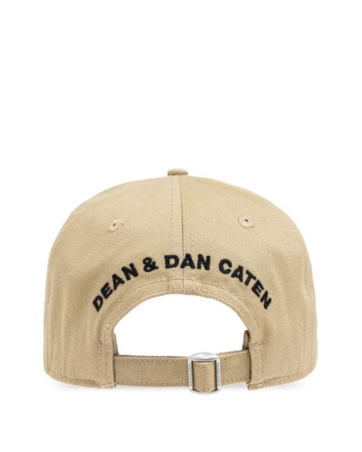 DSquared² Natural Icon-Print Cap for men