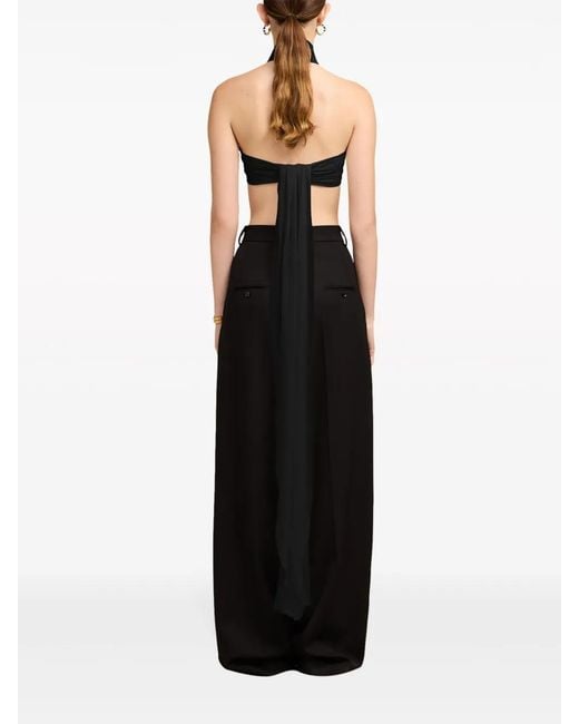 AMI Black Top Bra