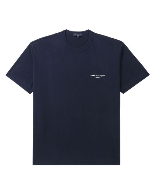 Comme des Garçons T-shirt Met Logoprint in het Blue voor heren