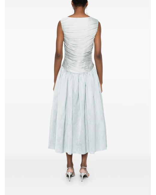 Abadia Blue Ora Midikleid