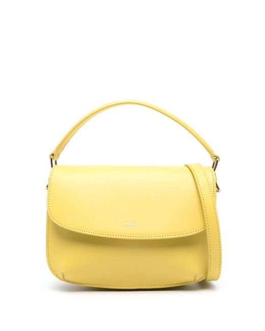A.P.C. Yellow Sarah Leather Mini Bag