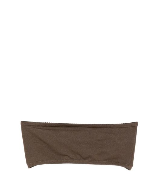 Maison Margiela Brown Square-Neck Top