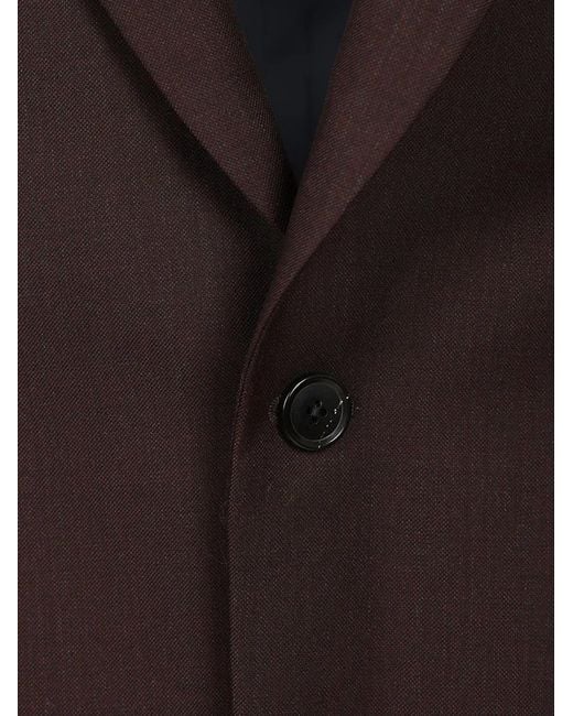 Paul Smith Brown Single-Breasted Suit for men