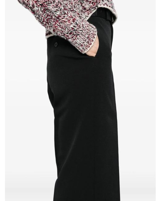 Sacai Black Matelasse Trousers