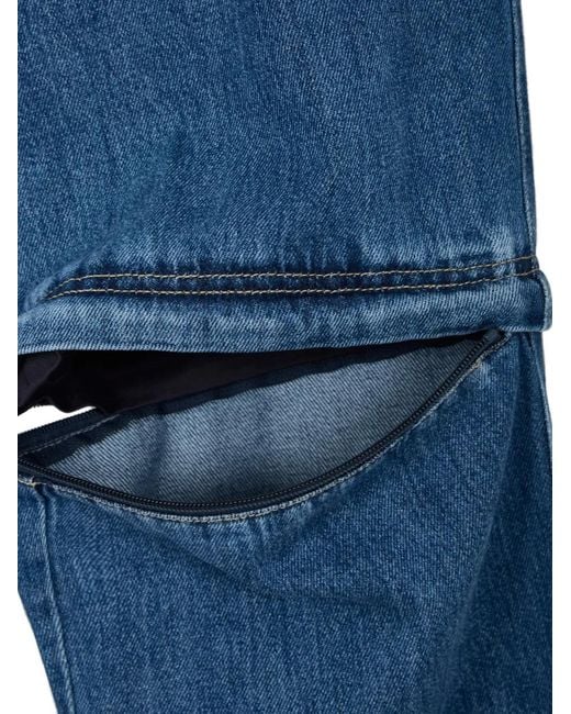 Tibi Blue Convertible Lars Jeans